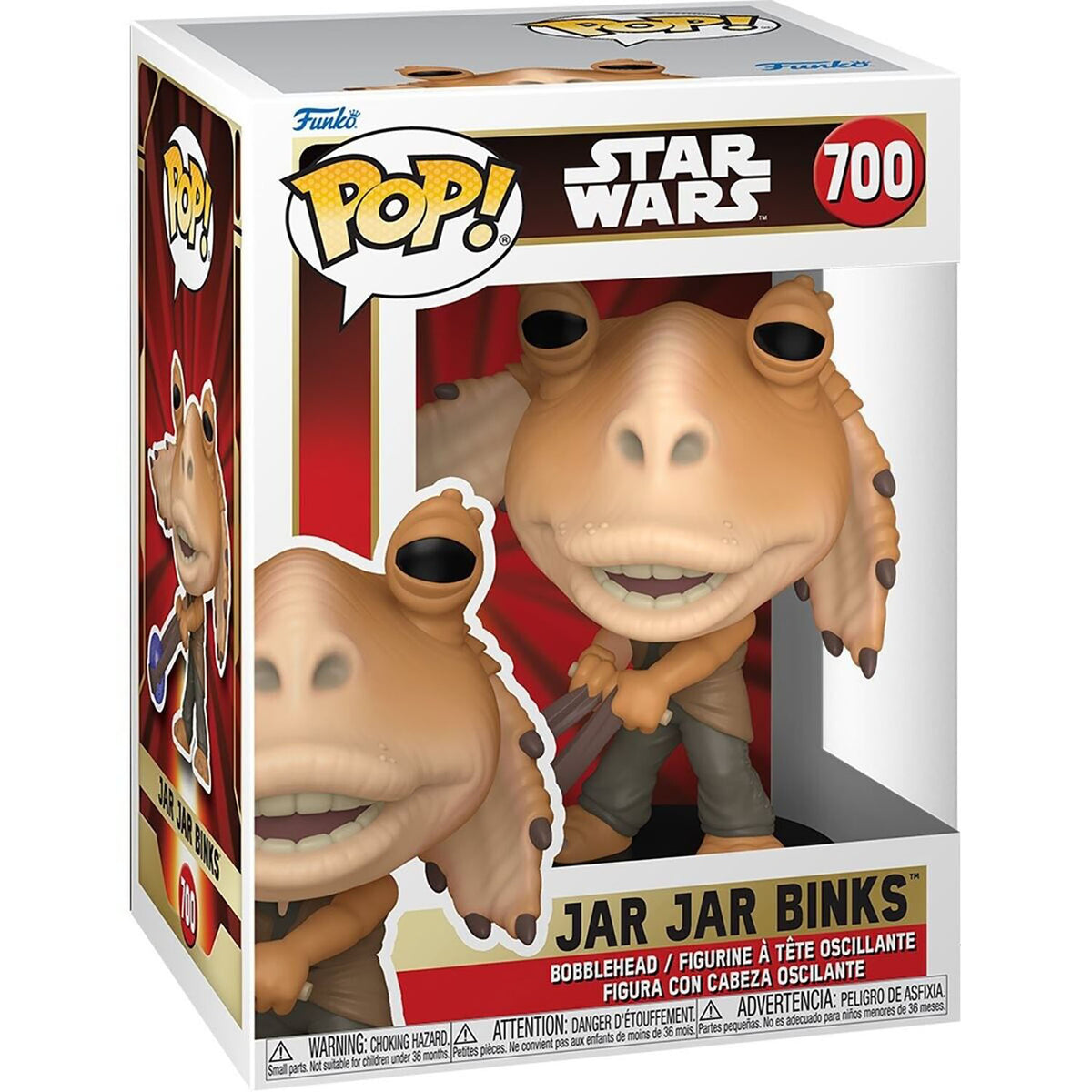 新品未開封 Star Wars Jar Jar Binks Jar Jar Binks with Booma Balls Funko Pop! Vinyl Figure #700 - Star