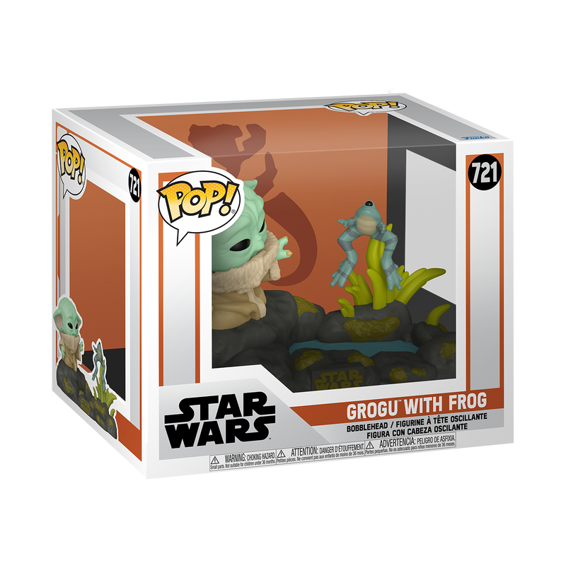 Grogu with Frog Deluxe Funko Pop! Vinyl Figure #721 - Star Wars Grogu with Frog Deluxe Funko Pop! Vinyl Figure #721 - Star Wars