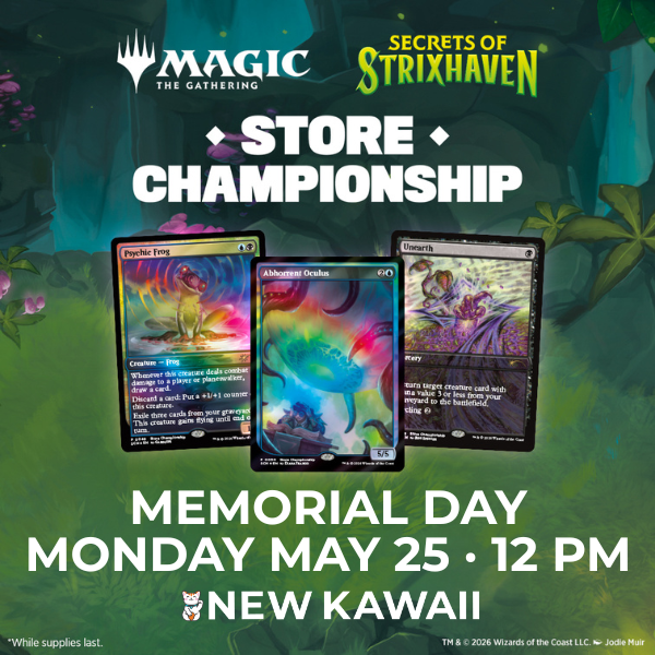 Secrets of Strixhaven Store Championship - MON 25 MAY 2026