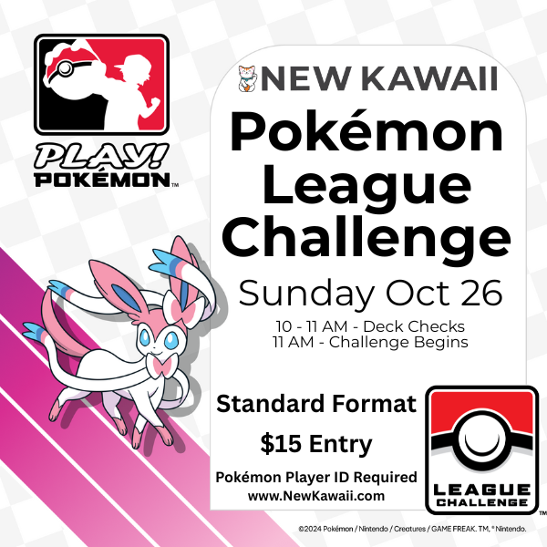 Pokemon League Challenge - SUN 26 OCT 2025 - Admit One