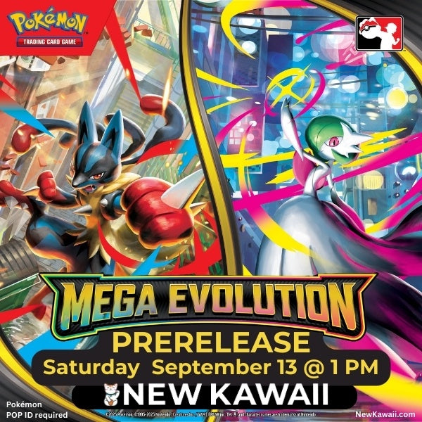 Pokémon Mega Evolution Prerelease - SAT SEP 13 2025 - Admit One