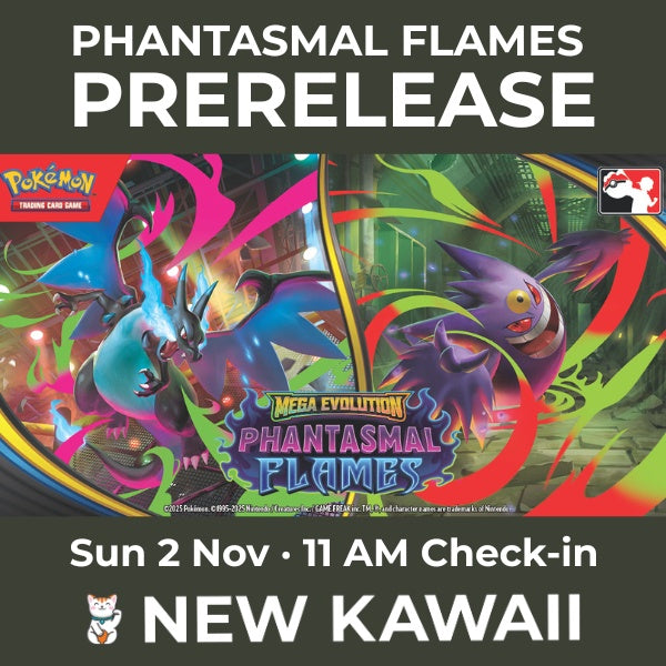 Pokémon Phantasmal Flames Prerelease - SUN 02 NOV 2025 - Admit One